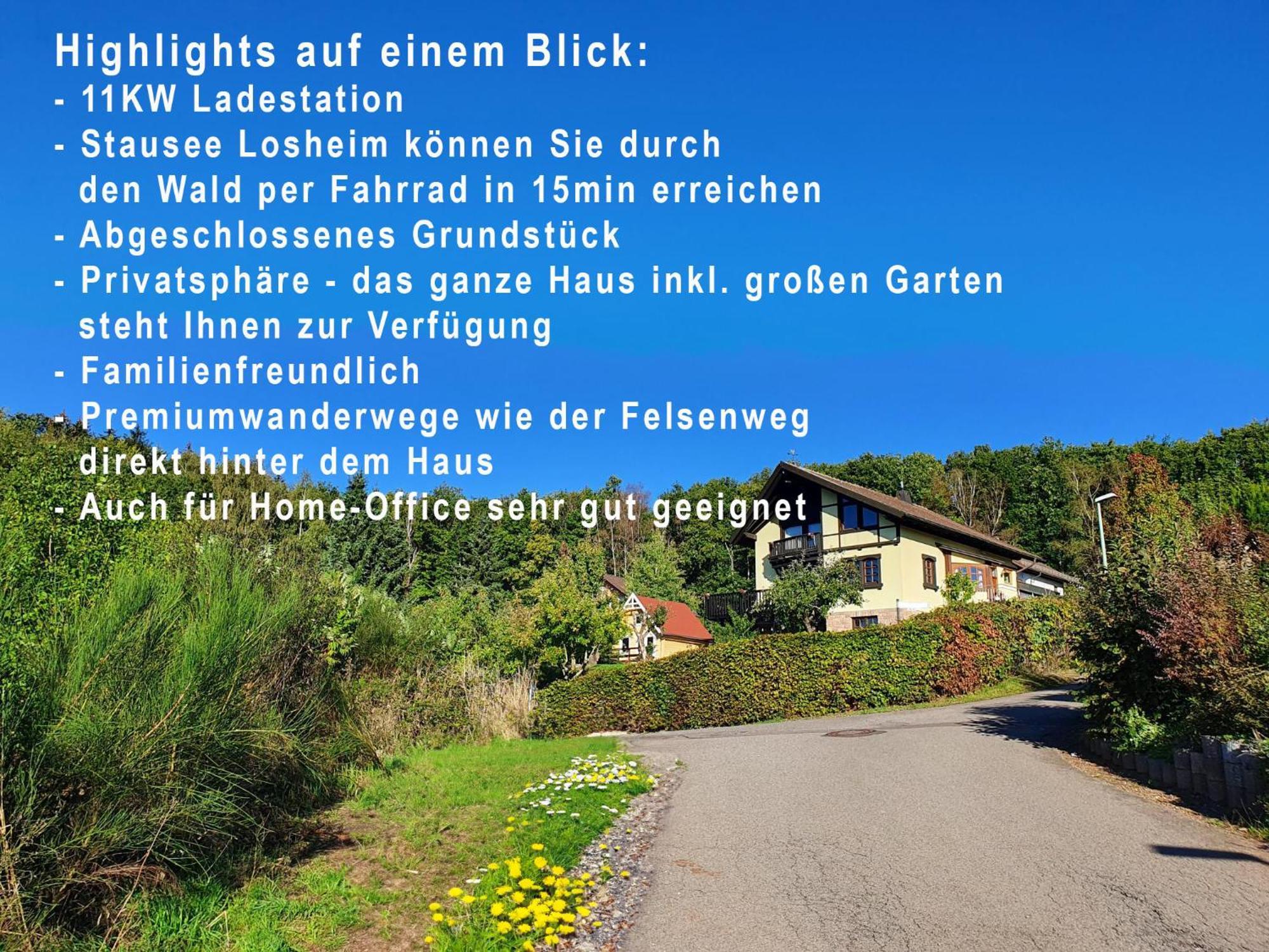 Villa Sonnige Aussicht Losheim Exterior foto